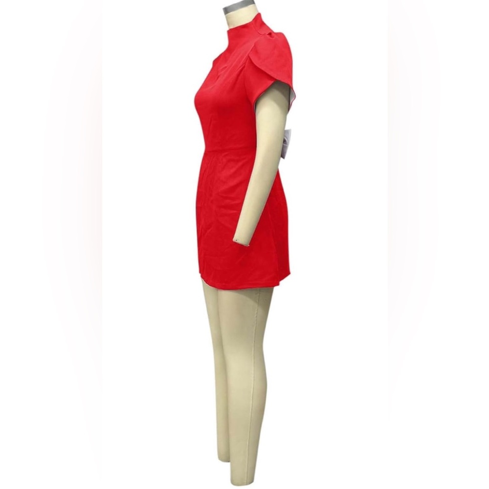 Adela Cut-out Bowknot Mini Dress - Picture 7 of 16